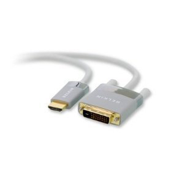 Belkin AV22401ng06-WHT 1.8m HDMI DVI-D White