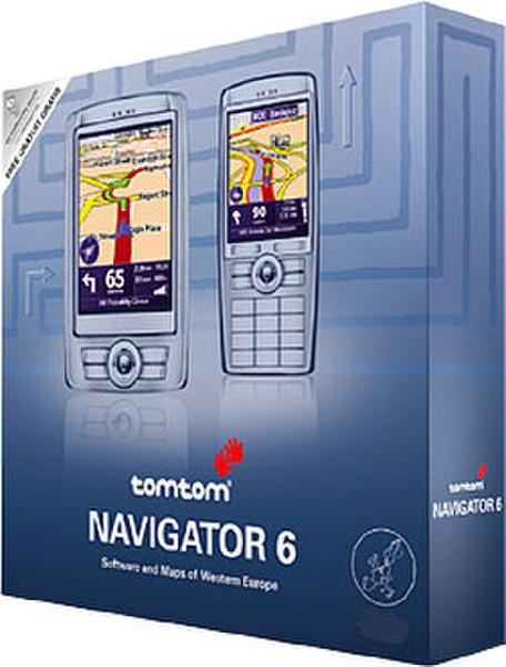 TomTom NAVIGATOR 6 - Software & Maps of Western Europe on 1GB miniSD