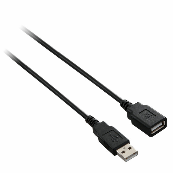 V7 USB 2.0 Verlängerungskabel USB A zu A (m/w) schwarz 5m