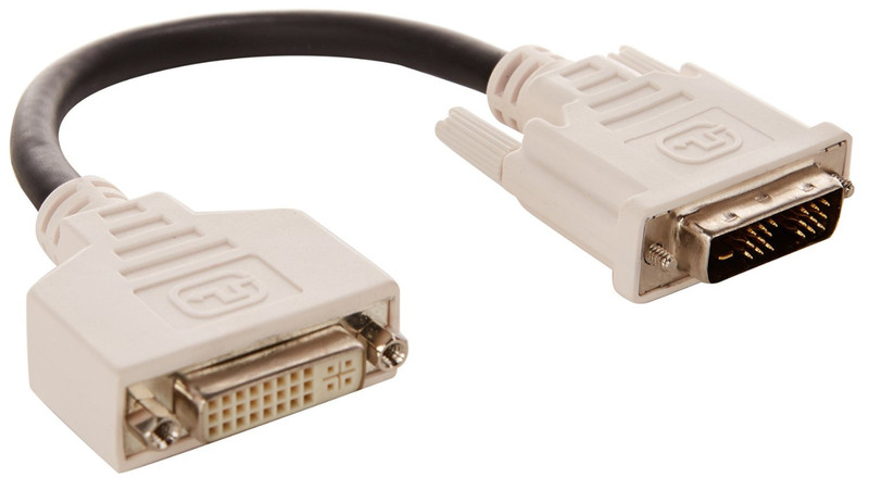 Wacom DVI-D/DVI-I, C21 DVI-D DVI-I Black,White DVI cable