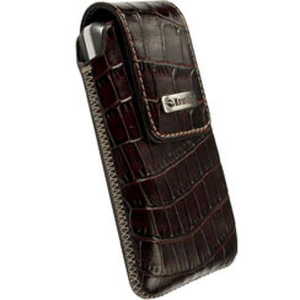 Krusell Vinga Mobile Case Croco Medium Brown