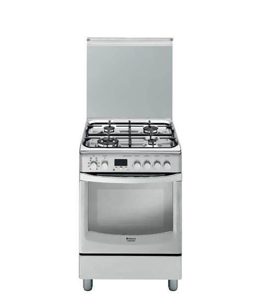 Hotpoint CX65SFA X F /HA Freestanding Gas hob A Stainless steel