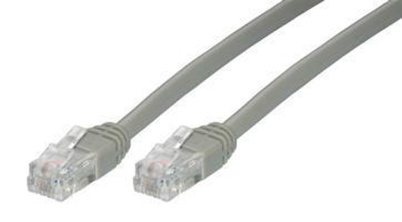 MCL Cable 2x RJ11 6P4C PLUGS, 3m 3m Grey telephony cable