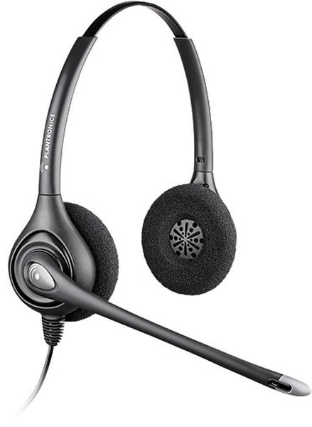 Plantronics SupraPlus Wideband HW261N Binaural Head-band Black headset