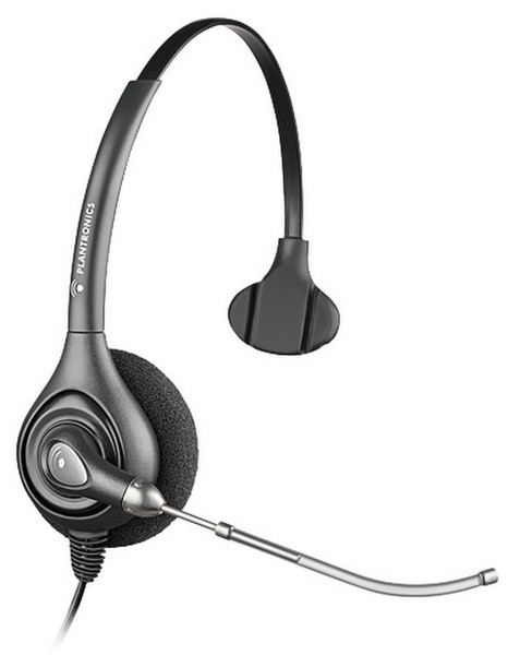 Plantronics SupraPlus HW351/A Wideband USB Monophon Kopfband Silber Headset