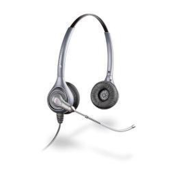 Plantronics HW361 SupraPlus Binaural Kopfband Silber Headset