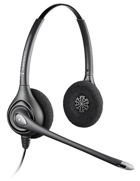 Plantronics SupraPlus HW361N/A Wideband USB Binaural Kopfband Silber Headset