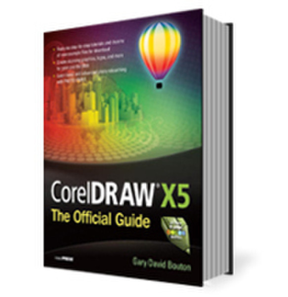 Corel DRAW Graphics Suite X5: The Official Guide 964pages Dutch, French software manual