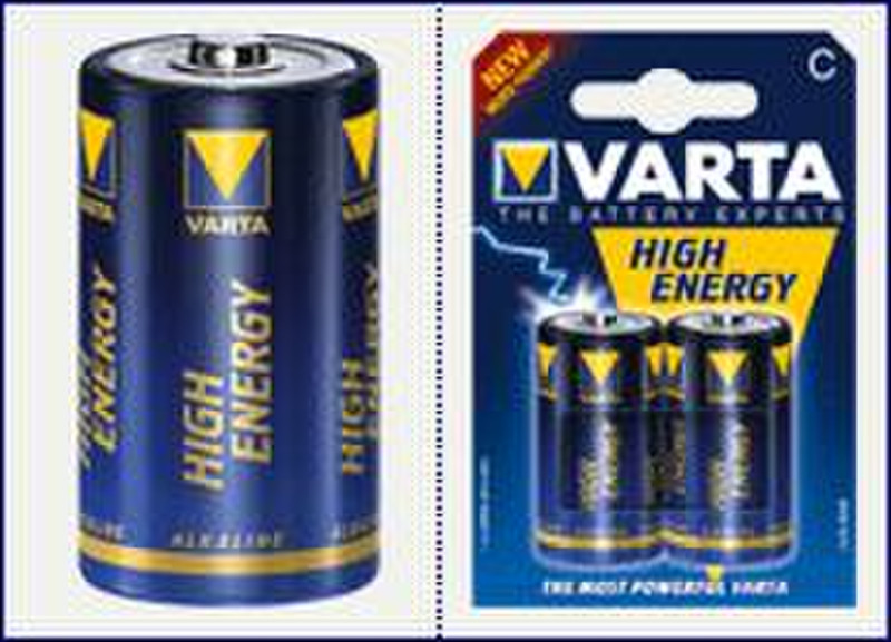 Varta HIGH ENERGY ALKALINE BATTERIES BABY/C/LR14 Щелочной 1.5В батарейки