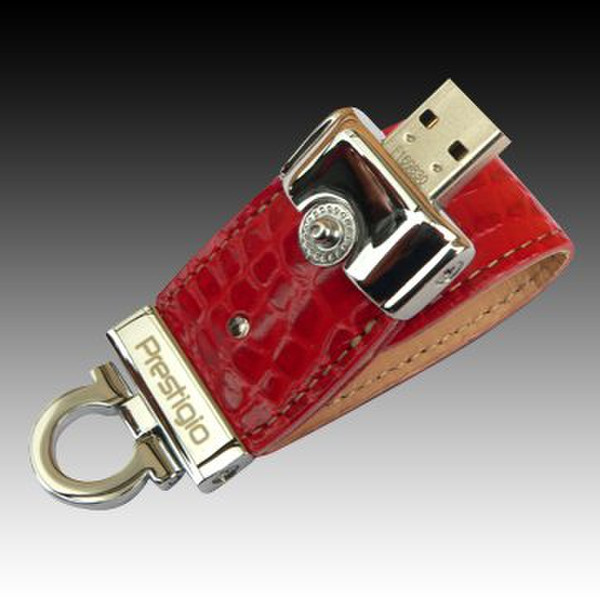 Prestigio PLDF08CRRDA 8GB USB 2.0 Type-A Red USB flash drive