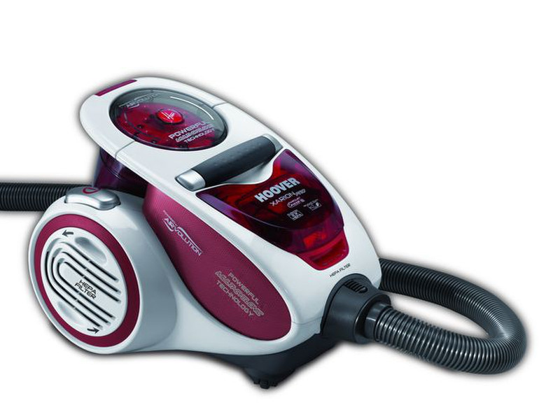 Hoover TXP 1510 Zylinder-Vakuum 1500W Rot Staubsauger