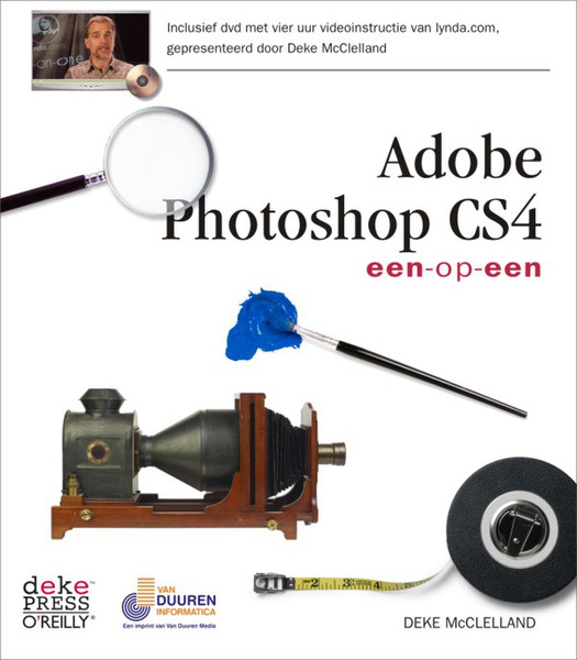 Van Duuren Media Een-op-een Adobe Photoshop CS4 536Seiten Niederländisch Software-Handbuch