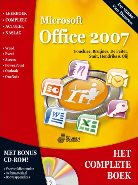 Van Duuren Media Het Complete Boek: Microsoft Office 2007 1040pages Dutch software manual