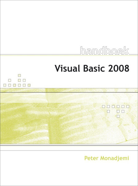 Van Duuren Media Handboek Visual Basic 2008 480pages Dutch software manual