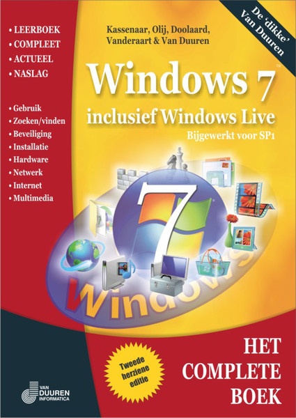 Van Duuren Media Het Complete Boek: Windows 7, 2e editie 984pages Dutch software manual