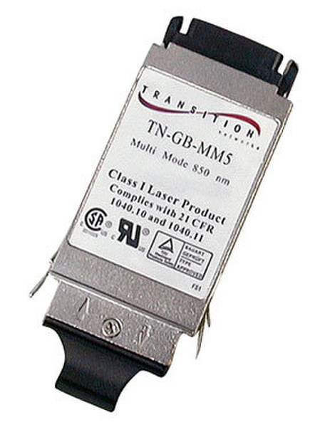 Transition Networks GBIC Transceiver TN-GB-MM5 1000Мбит/с 850нм сетевой медиа конвертор
