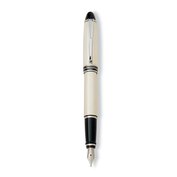 Aurora B14 Black,Chrome,Silver fountain Pen