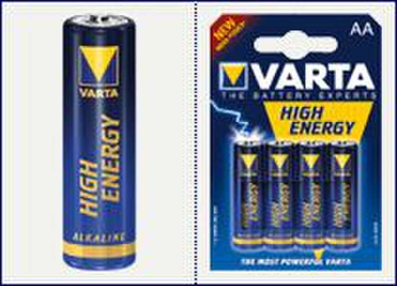 Varta HIGH ENERGY ALKALINE BATTERIES MIGNON/AA/LR6 Щелочной 1.5В батарейки