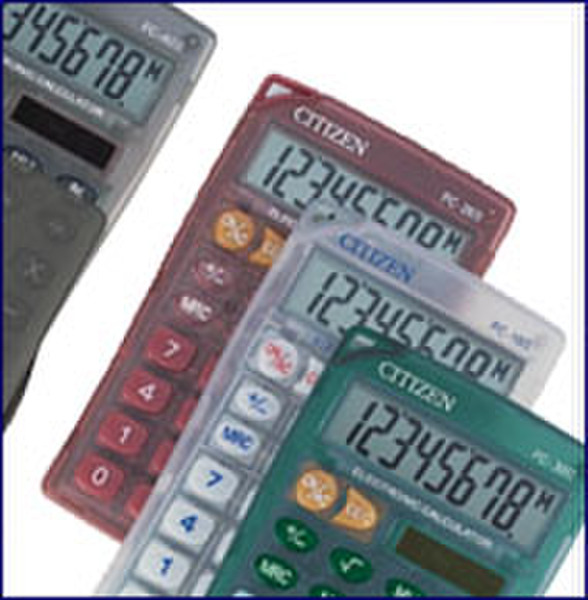 Esselte Citizen FC 20 (red) Pocket Display calculator Red
