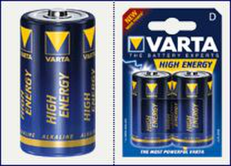 Varta HIGH ENERGY ALKALINE BATTERIES MONO/D/LR20 Щелочной 1.5В батарейки