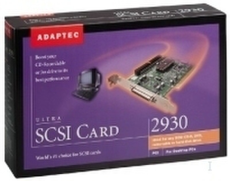 Adaptec 2930U interface cards/adapter