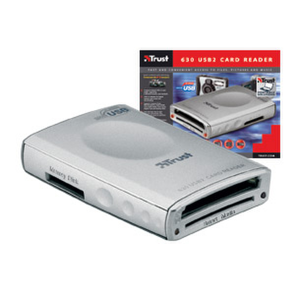 Trust 630 USB2 CARD READER устройство для чтения карт флэш-памяти
