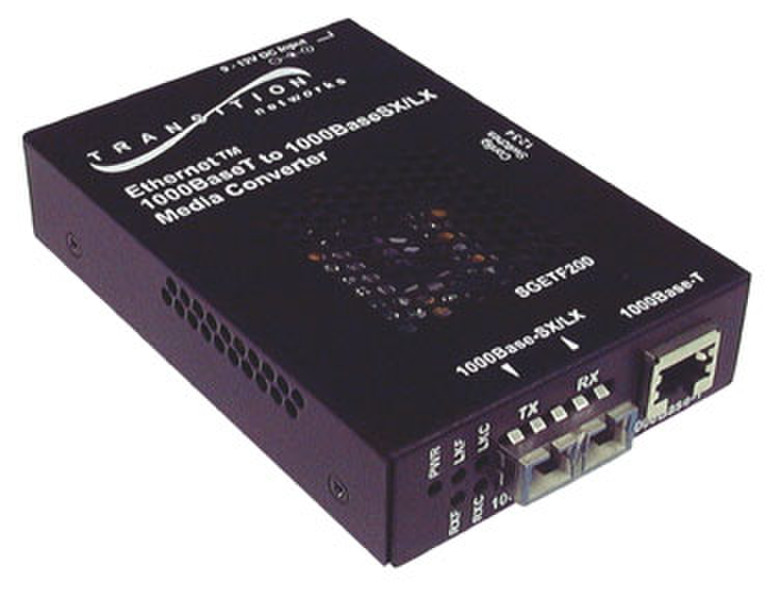 Transition Networks Gigabit Ethernet Stand-Alone Media Converter 1000Mbit/s 850nm Netzwerk Medienkonverter