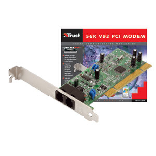 Trust 56K V92 PCI MODEM 56кбит/с модем