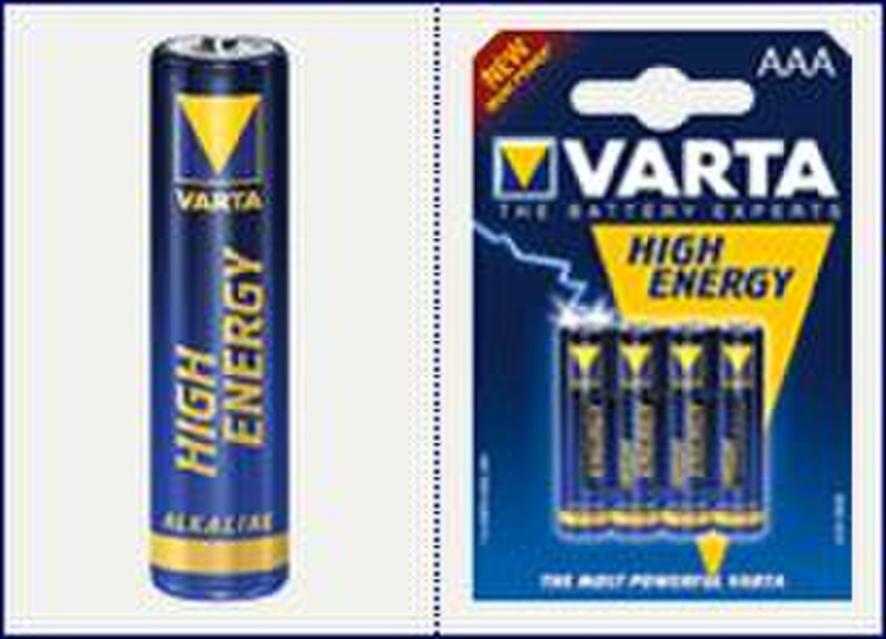 Varta High Energy AAA bateries Щелочной 1.5В батарейки