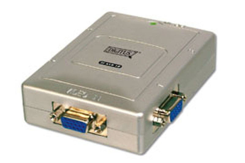 Cable Company Video Splitter compact 1 PC-> 2 Monitors VGA (D-Sub) VGA (D-Sub) VGA-Kabel