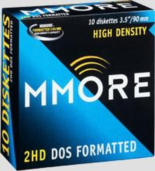 Mmore Diskettes 10-pack, 3.5" Formatted