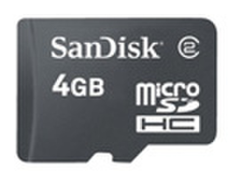 Sandisk microSDHC 4GB 4GB MicroSD memory card