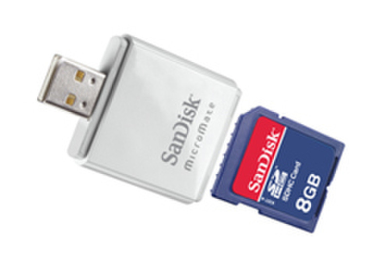 Sandisk Standard SDHC Card 8GB USB 2.0 устройство для чтения карт флэш-памяти
