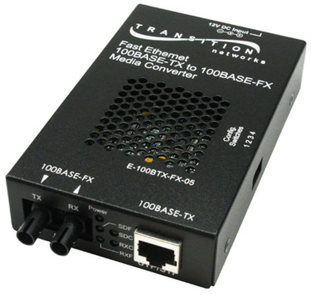 Transition Networks E-100BTX-FX-05(SC) Media Converter 100Mbit/s 1300nm Netzwerk Medienkonverter