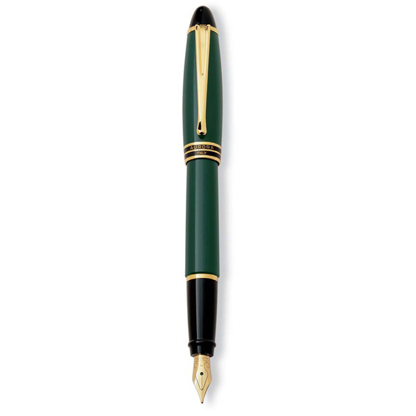 Aurora B11-V Black,Gold,Green fountain Pen