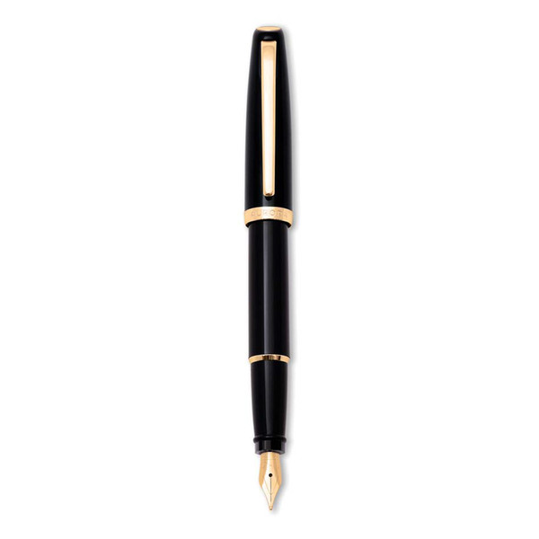 Aurora E12-DN Black,Gold fountain Pen