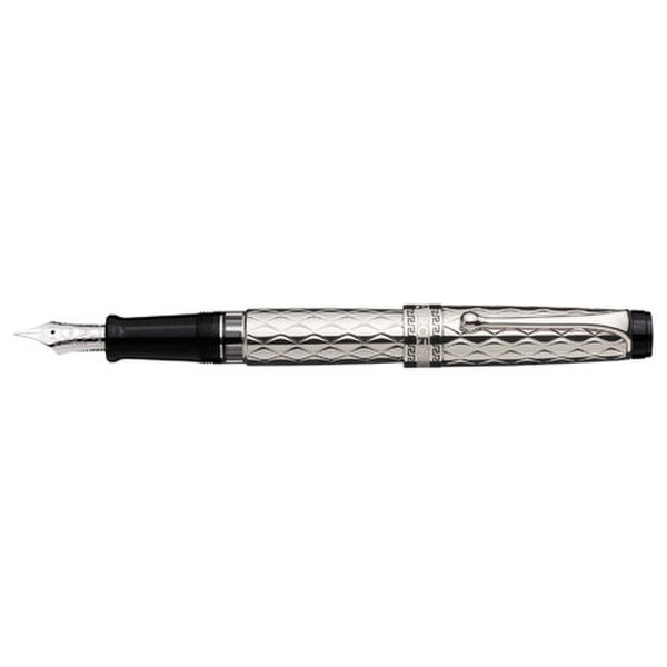 Aurora G11 Black,Silver fountain Pen