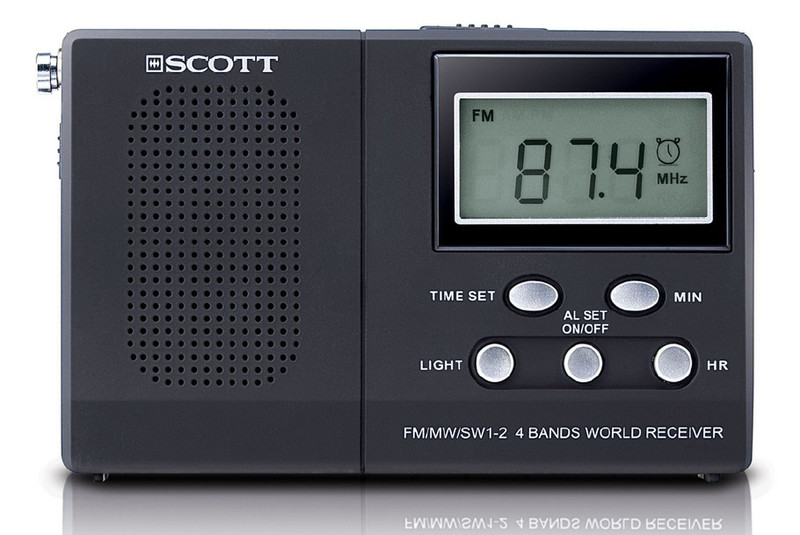SCOTT RX 30 Analog Schwarz Radio