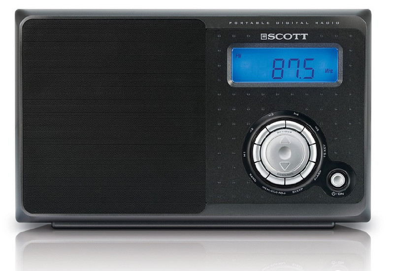 SCOTT RXP 35 Портативный Аналоговый Черный радиоприемник
