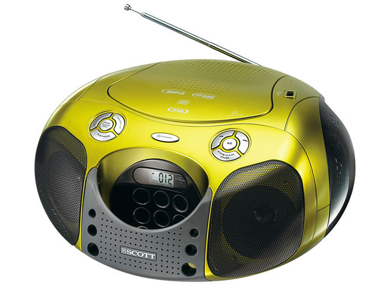 SCOTT SDM 25 LG Personal CD player Yellow