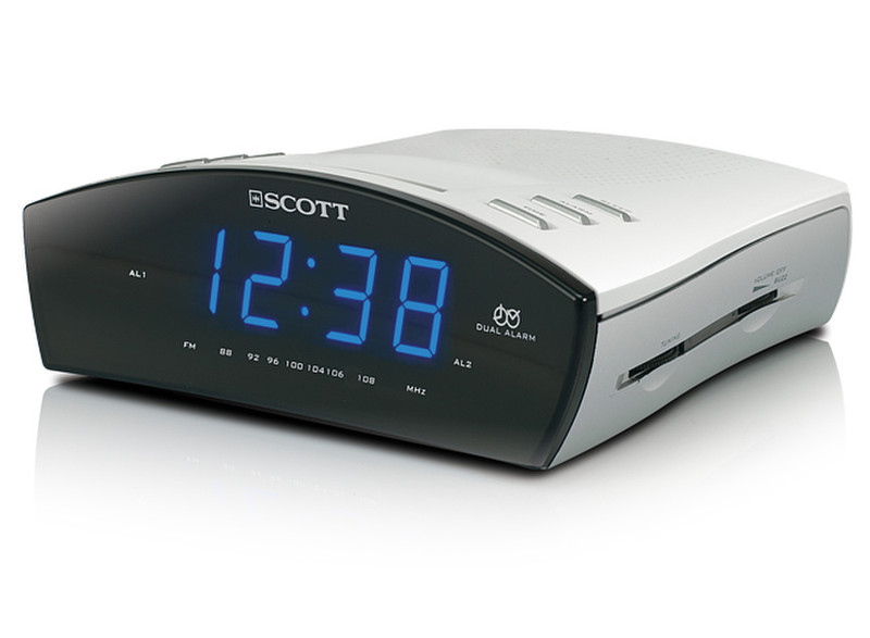 SCOTT CX 82 Sola Часы Аналоговый Серый радиоприемник