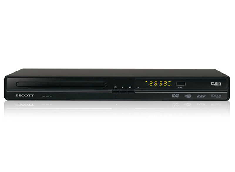 SCOTT DVX 650 DT Проигрыватель Черный DVD-плеер