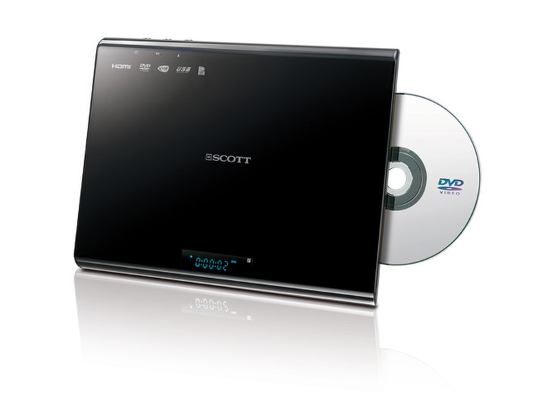 SCOTT DMX 25 HBK Spieler Schwarz DVD-Player