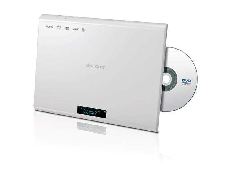SCOTT DMX 25 HWH Spieler Weiß DVD-Player