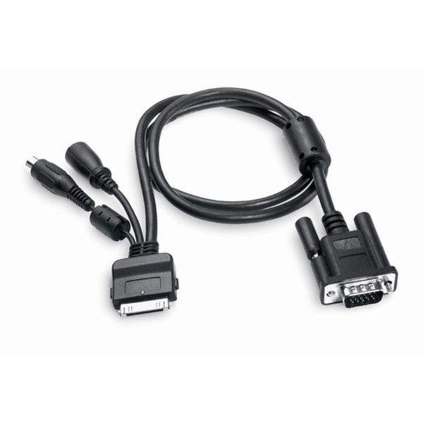 DELL 725-10128 VGA (D-Sub) Black video cable adapter
