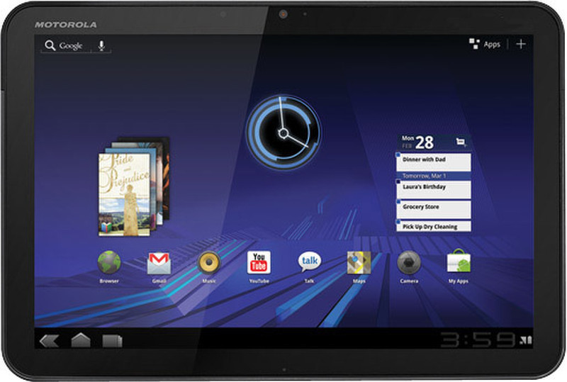 Motorola XOOM 32GB 3G Black tablet