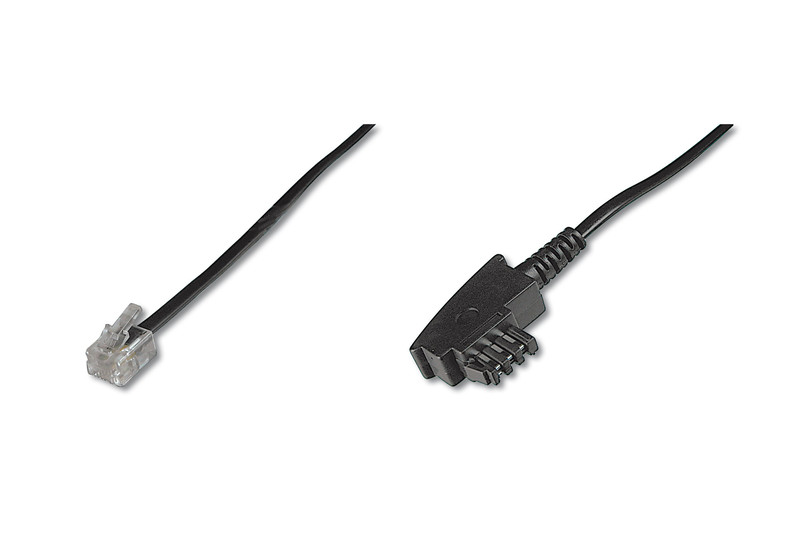 ASSMANN Electronic AK TAE-N06 6м Черный телефонный кабель