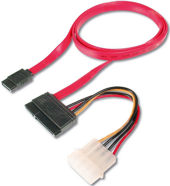 ASSMANN Electronic AK-SATA-SP-100 1м SATA SATA Разноцветный кабель SATA