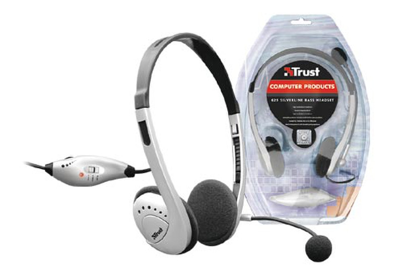 Trust 630B SILVERLINE BASS HEADSET гарнитура