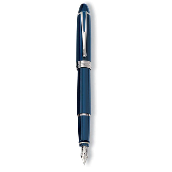 Aurora E12-CB Blue,Chrome fountain Pen